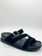 Astrid Wedged Sandals - Black-350 Shoes-Fortune Dynamic-Heathered Boho Boutique, Women's Fashion and Accessories in Palmetto, FL