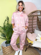 Lila Joggers - Pink-150 PANTS-BLAKELEY-Heathered Boho Boutique, Women's Fashion and Accessories in Palmetto, FL