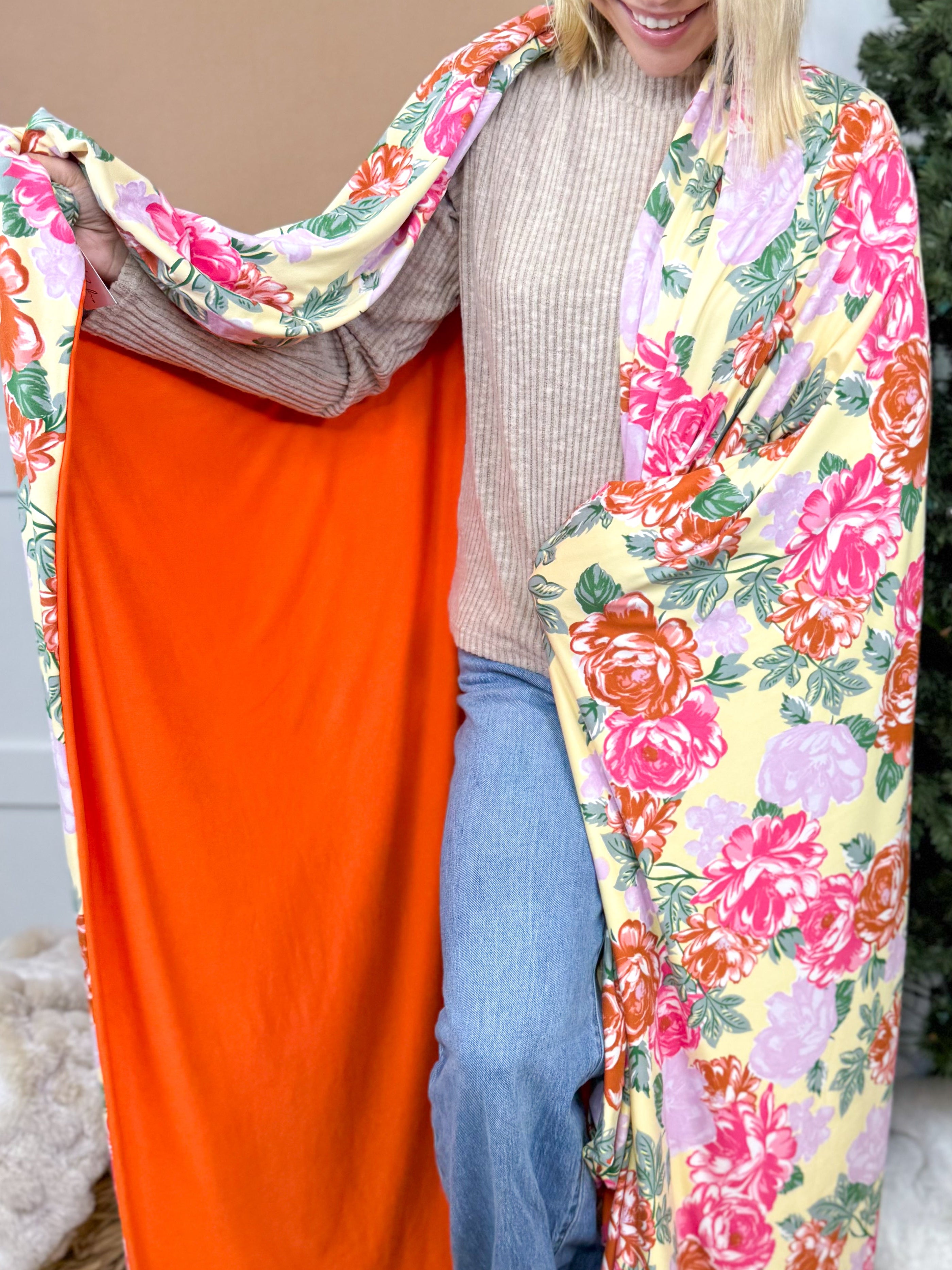 Island Petal Dreamer Blanket-340 Other Accessories-Heathered Boho-Heathered Boho Boutique, Women's Fashion and Accessories in Palmetto, FL