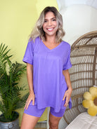 Restock: Keep It Real Set-240 ACTIVEWEAR/SETS-ZENANA-Heathered Boho Boutique, Women's Fashion and Accessories in Palmetto, FL