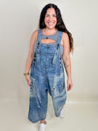 Restock: Vintage Boho Overalls-230 Dresses/Jumpsuits/Rompers-Easel-Heathered Boho Boutique, Women's Fashion and Accessories in Palmetto, FL