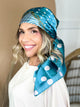 Dots & Chain Pattern Luxe Satin Head Scarf-340 Other Accessories-Heathered Boho-Heathered Boho Boutique, Women's Fashion and Accessories in Palmetto, FL
