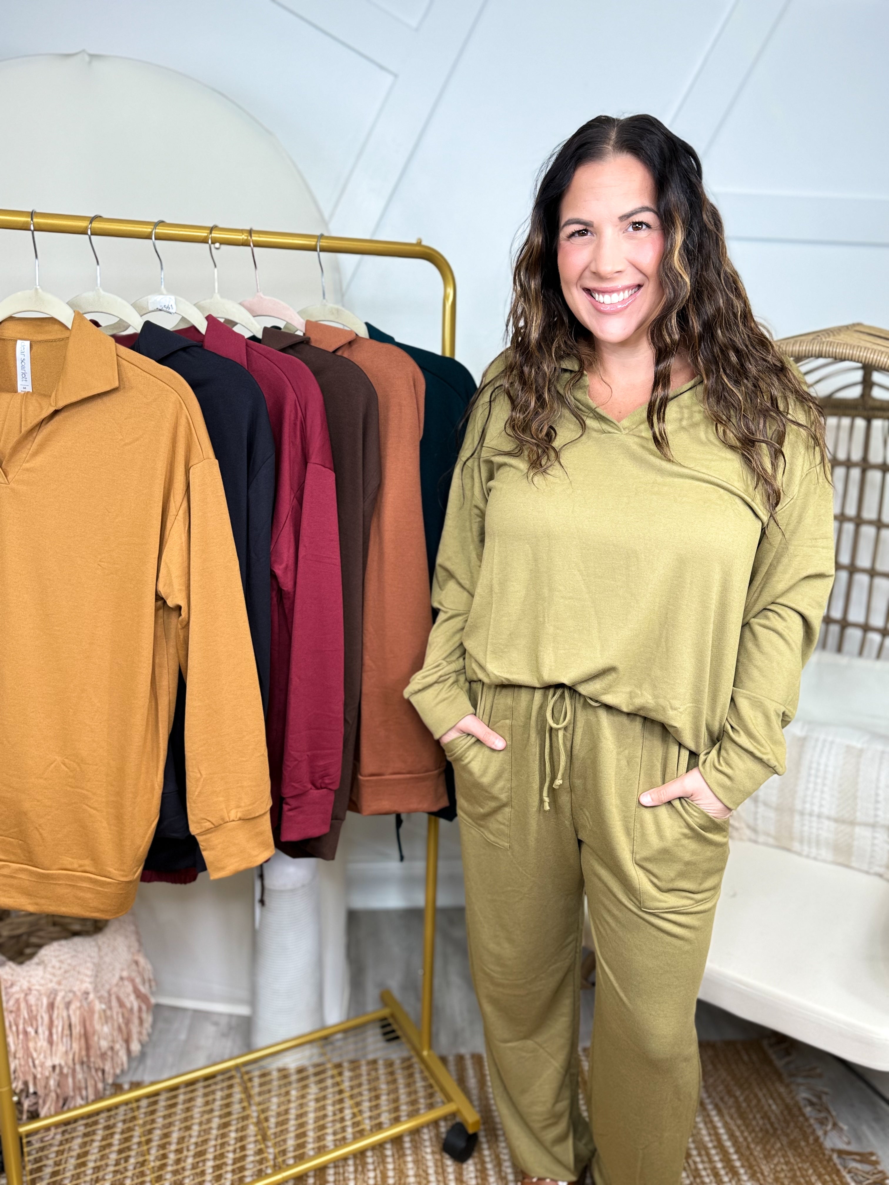 Weekend Traveler Set - Charcoal Black-240 ACTIVEWEAR/SETS-DEAR SCARLETT-Heathered Boho Boutique, Women's Fashion and Accessories in Palmetto, FL