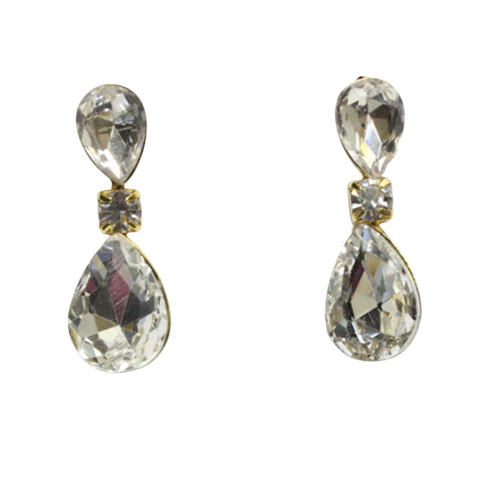 DOORBUSTER: Teardrop Crystal Stone Dangle Earrings-310 JEWELRY-JOIA-Heathered Boho Boutique, Women's Fashion and Accessories in Palmetto, FL