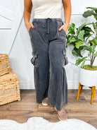 Effortless Cargo Pants-150 PANTS-Heyson-Heathered Boho Boutique, Women's Fashion and Accessories in Palmetto, FL