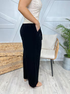 Sinatra Palazzo Pants-150 PANTS-Oddi-Heathered Boho Boutique, Women's Fashion and Accessories in Palmetto, FL