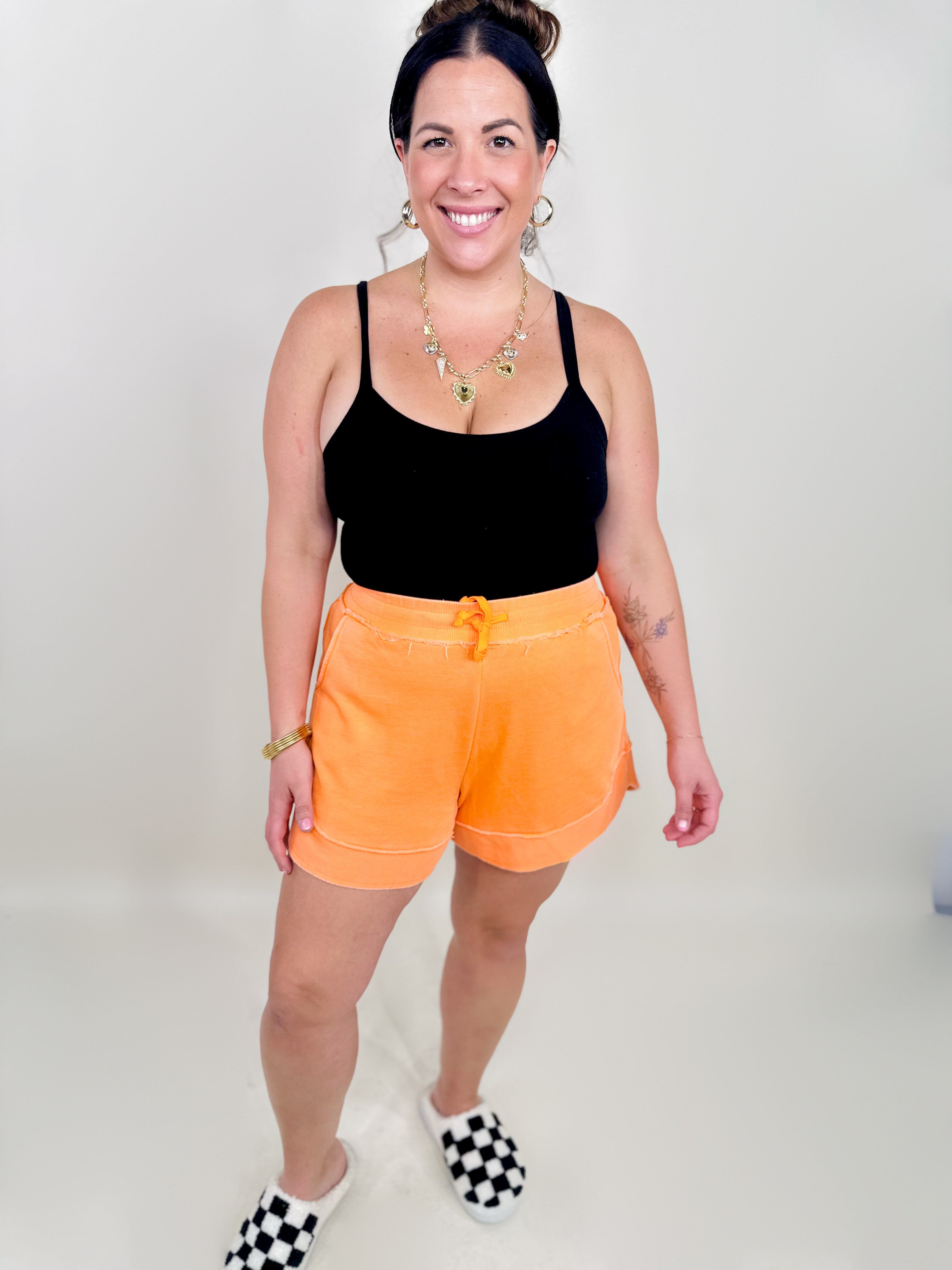 New Bestie Shorts-160 shorts-Jady K-Heathered Boho Boutique, Women's Fashion and Accessories in Palmetto, FL