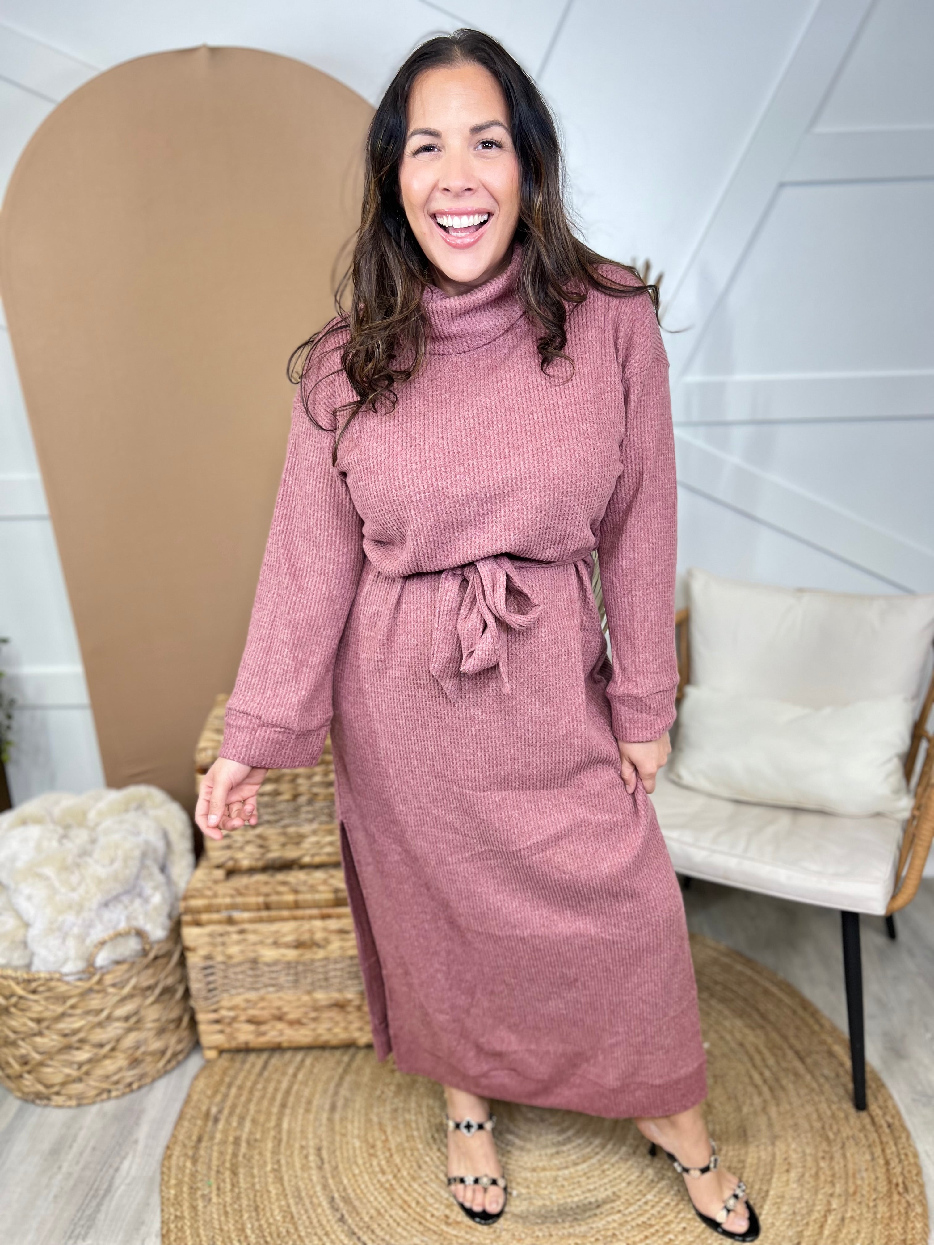 Plush Dress-230 DRESSES/JUMPSUITS/ROMPERS-DEAR SCARLETT-Heathered Boho Boutique, Women's Fashion and Accessories in Palmetto, FL