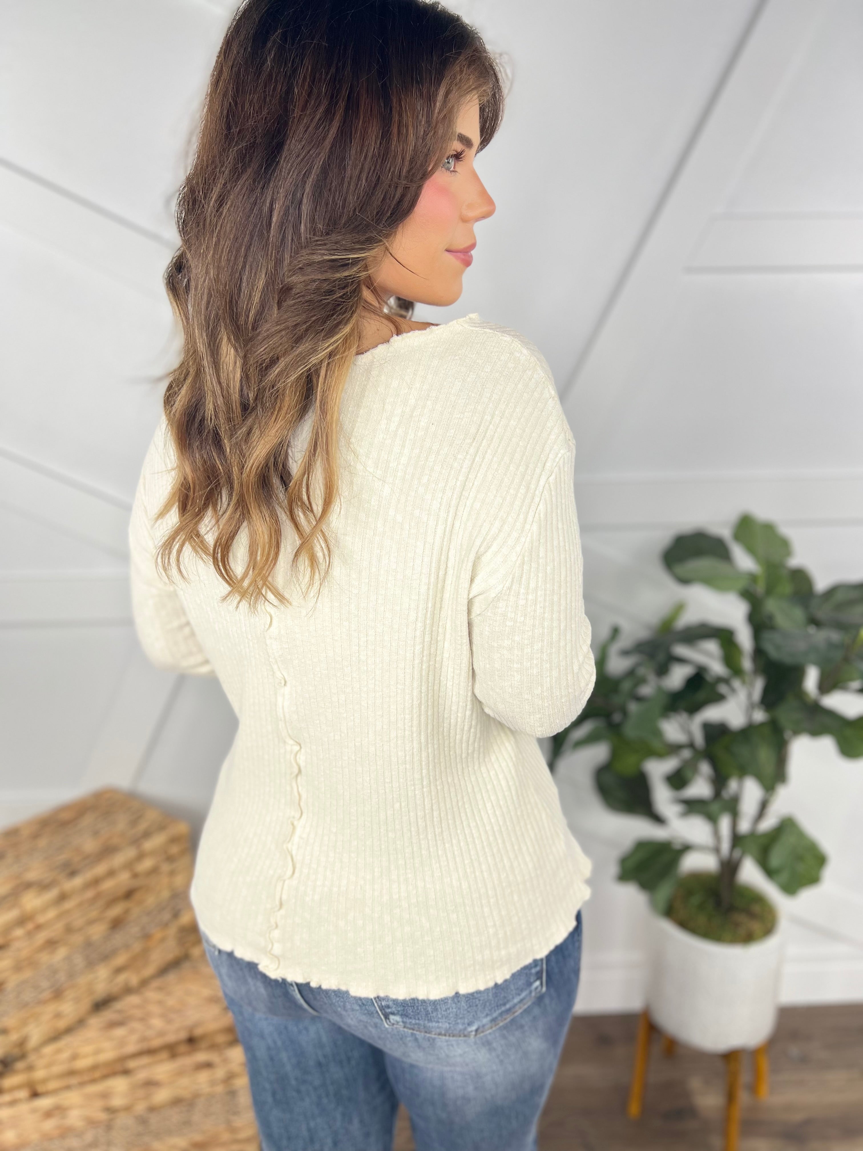 Small Town Long Sleeve Top-400 Takeover/Pre-Order-Easel-Heathered Boho Boutique, Women's Fashion and Accessories in Palmetto, FL