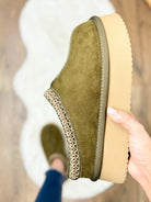 Pillow Talk Slippers - Khaki Faux Suede-350 Shoes-Corkys-Heathered Boho Boutique, Women's Fashion and Accessories in Palmetto, FL