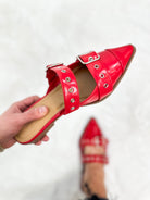 Usual Flats - Red-350 Shoes-Fortune Dynamic-Heathered Boho Boutique, Women's Fashion and Accessories in Palmetto, FL