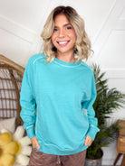 Lived In Layer Pullover-120 LONG SLEEVE TOPS-ZENANA-Heathered Boho Boutique, Women's Fashion and Accessories in Palmetto, FL
