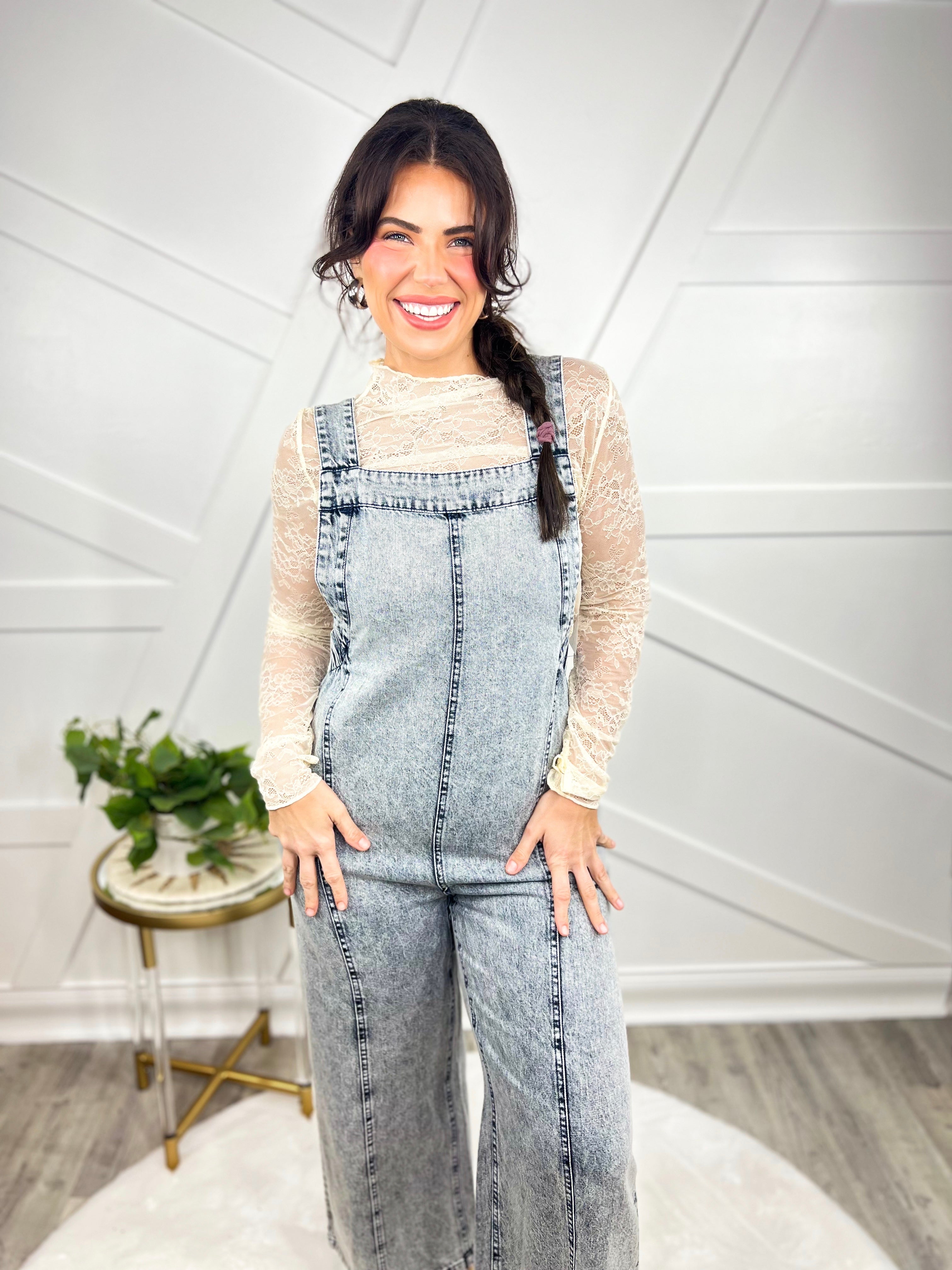 Change With the Times Jumpsuit-230 Dresses/Jumpsuits/Rompers-White Birch-Heathered Boho Boutique, Women's Fashion and Accessories in Palmetto, FL