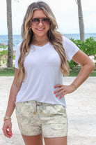 PREORDER : Chloe Camo Everyday Shorts- White-400 Takeover/Pre-Order-Jess Lea-Heathered Boho Boutique, Women's Fashion and Accessories in Palmetto, FL