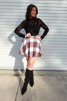 Jill Skirt-170 Skort/ Skirt-GEEGEE-Heathered Boho Boutique, Women's Fashion and Accessories in Palmetto, FL