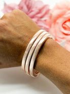 Three Piece Snake Chain Bracelet Set-310 Jewelry-RM Manufacturing-Heathered Boho Boutique, Women's Fashion and Accessories in Palmetto, FL