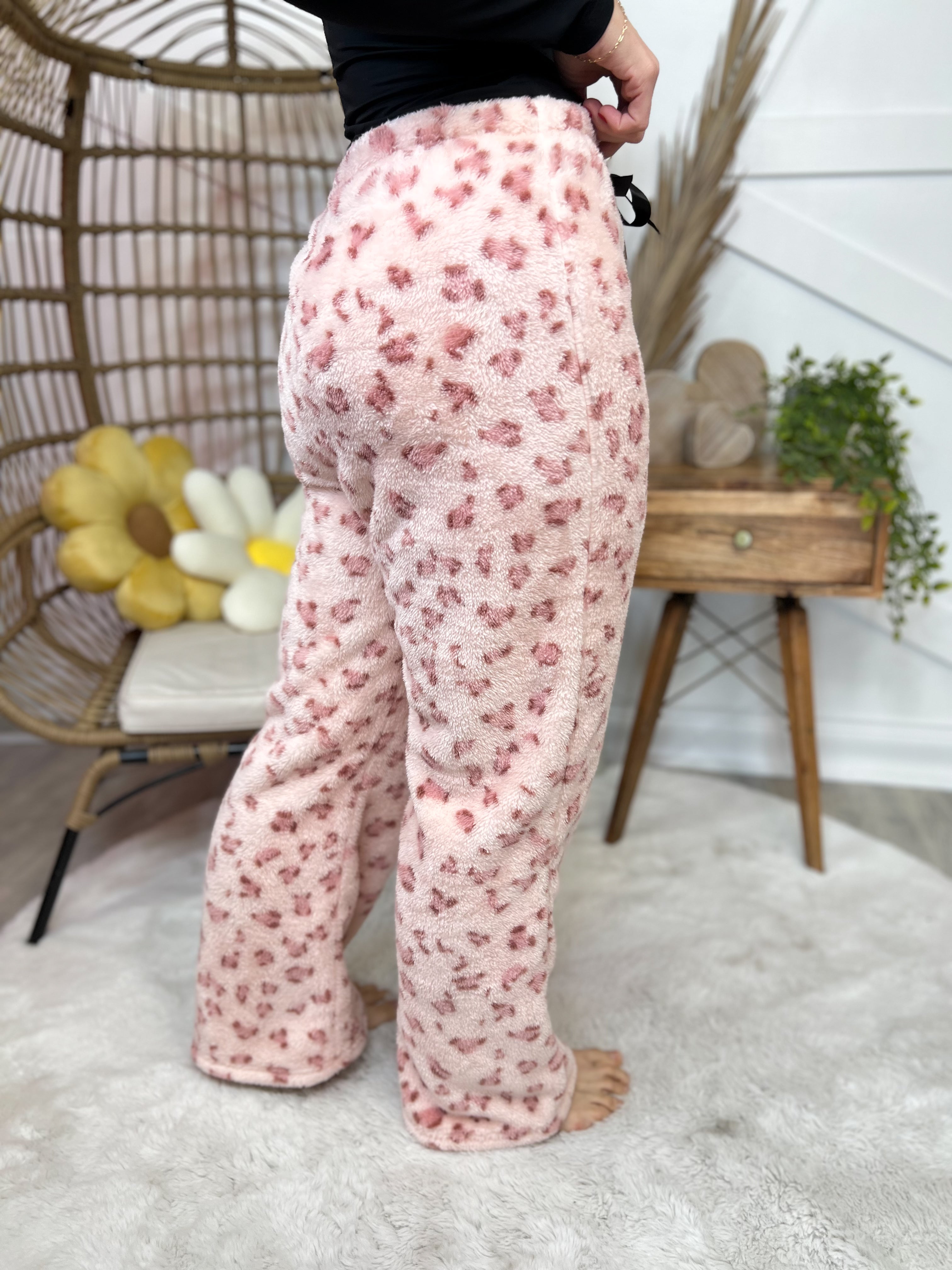 Leopard Lounge Pants-150 PANTS-Heathered Boho-Heathered Boho Boutique, Women's Fashion and Accessories in Palmetto, FL