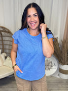 Live Life Top-110 Short Sleeve Top-Heyson-Heathered Boho Boutique, Women's Fashion and Accessories in Palmetto, FL