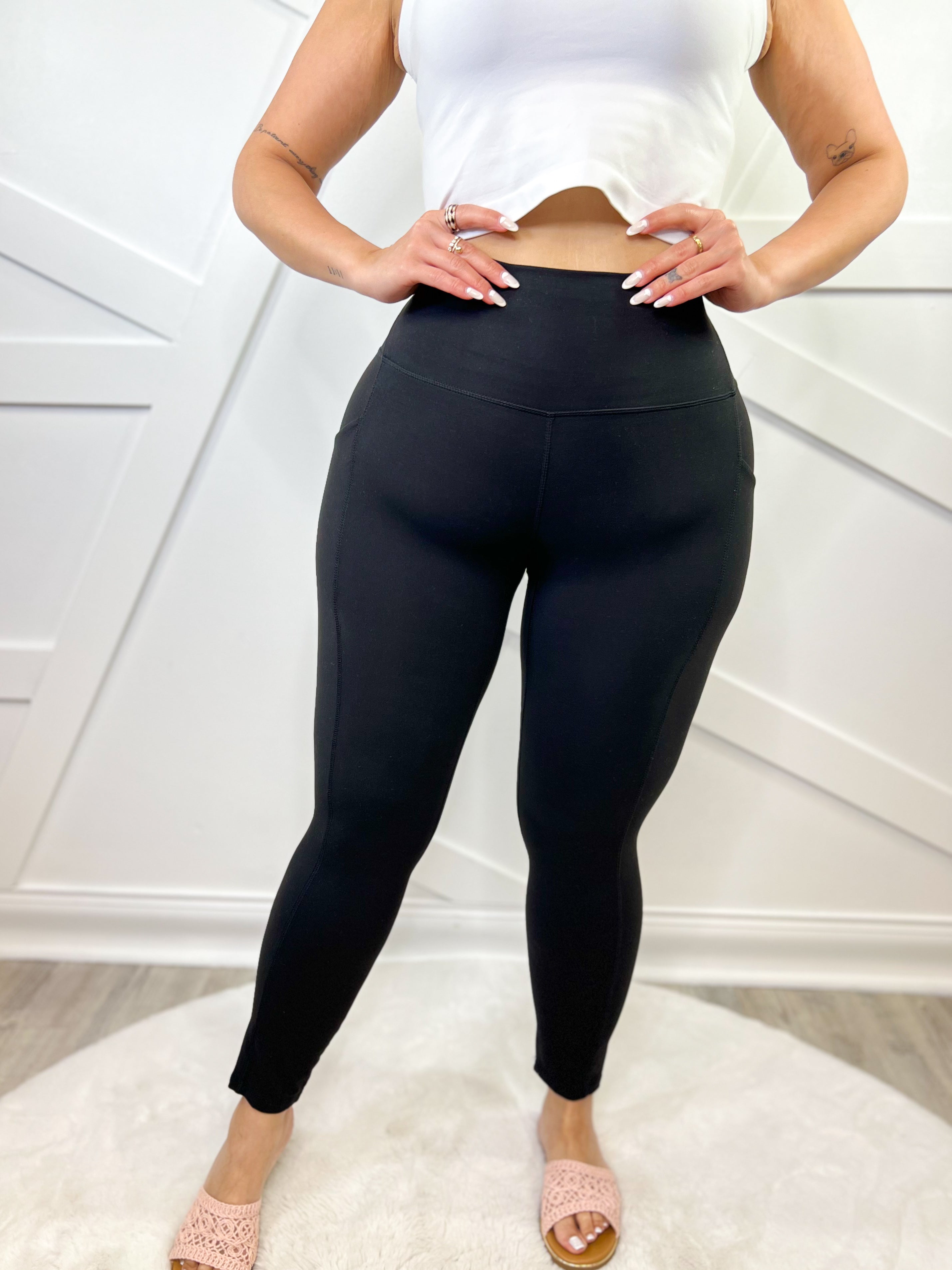 Restock: Basics are Best Leggings-180 LEGGINGS-Rae Mode-Heathered Boho Boutique, Women's Fashion and Accessories in Palmetto, FL