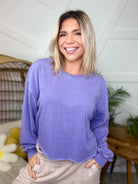 One in the Same Top-120 LONG SLEEVE TOPS-HYFIVE-Heathered Boho Boutique, Women's Fashion and Accessories in Palmetto, FL