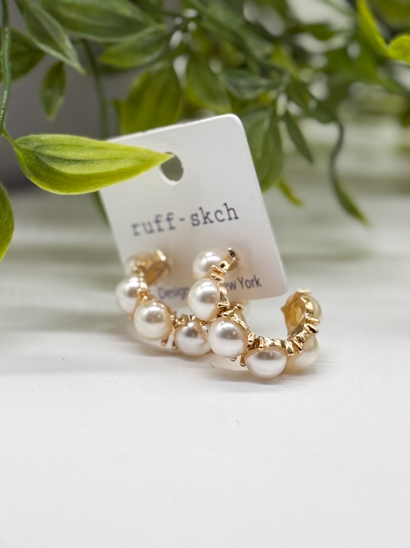 The Bigger the Pearl, the Better the Girl Earring-310 Jewelry-Rough Sketch-Heathered Boho Boutique, Women's Fashion and Accessories in Palmetto, FL