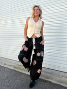Fancy Nancy Pants-150 PANTS-ODDI-Heathered Boho Boutique, Women's Fashion and Accessories in Palmetto, FL