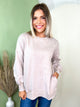 Restock: Picked Just for You Pullover-120 LONG SLEEVE TOPS-ZENANA-Heathered Boho Boutique, Women's Fashion and Accessories in Palmetto, FL