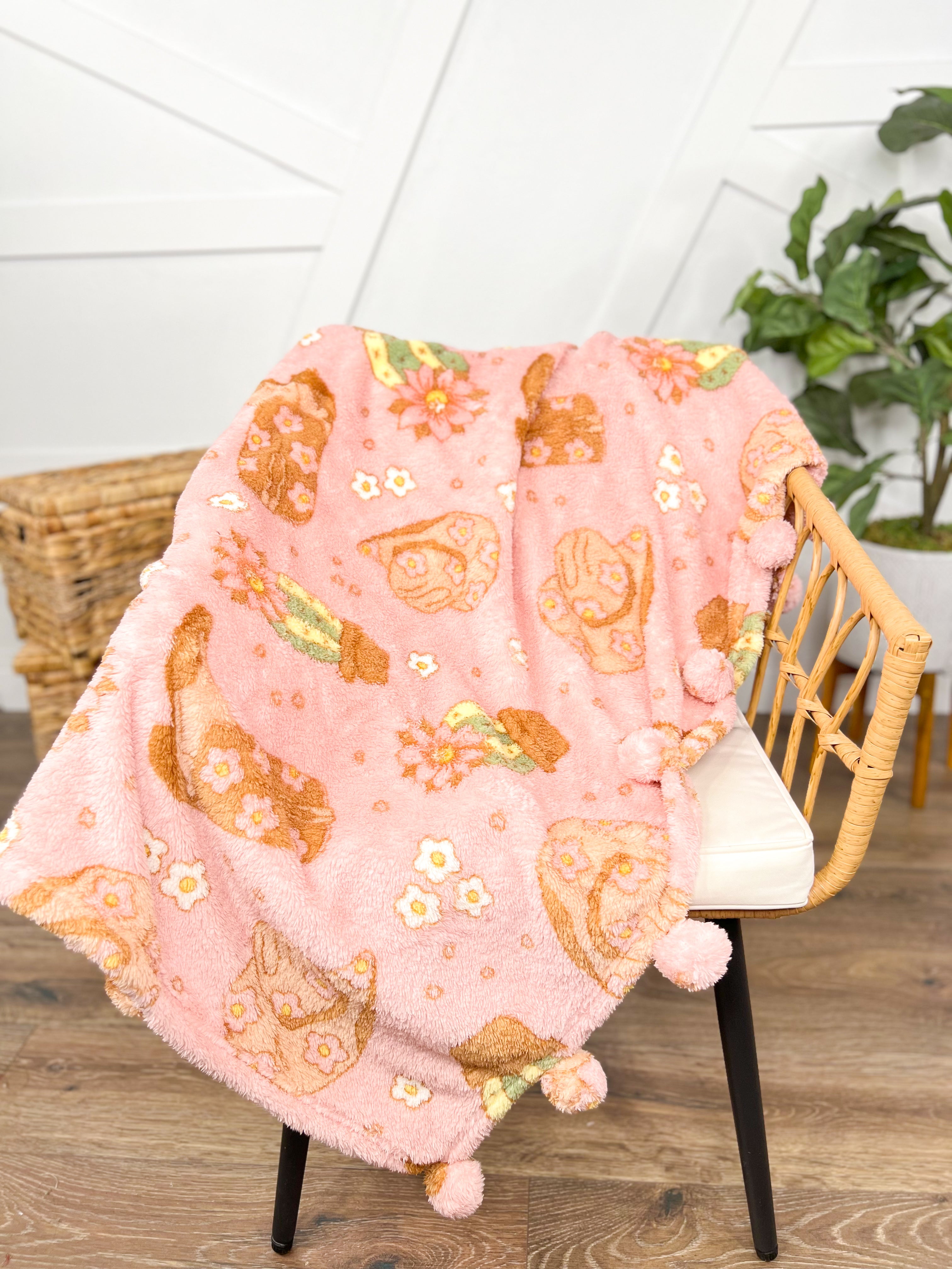 Fall Sherpa Blanket-340 Other Accessories-Simply Southern-Heathered Boho Boutique, Women's Fashion and Accessories in Palmetto, FL