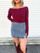 Work It Girl Skort-170 Skort/ Skirt-Anniewear-Heathered Boho Boutique, Women's Fashion and Accessories in Palmetto, FL