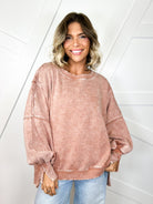 The Lived-In Luxe Pullover-125 SWEATER-ZENANA-Heathered Boho Boutique, Women's Fashion and Accessories in Palmetto, FL