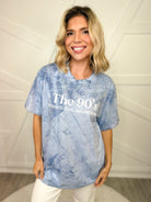 The 90's Graphic Tee - Ocean-130 Graphic Tees-Heathered Boho-Heathered Boho Boutique, Women's Fashion and Accessories in Palmetto, FL