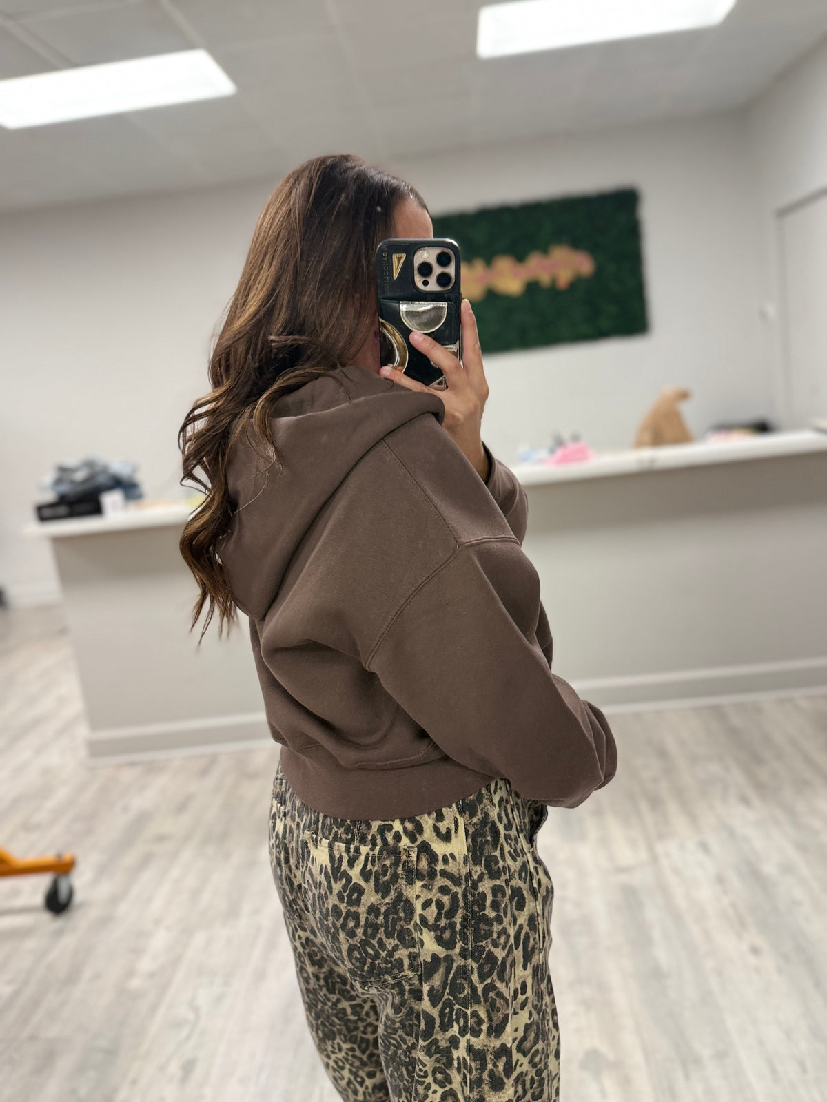 Boho Girlies Must Have Fleece Full Zip Hoodie-200 JACKETS/SHACKETS-Lane 7-Heathered Boho Boutique, Women's Fashion and Accessories in Palmetto, FL