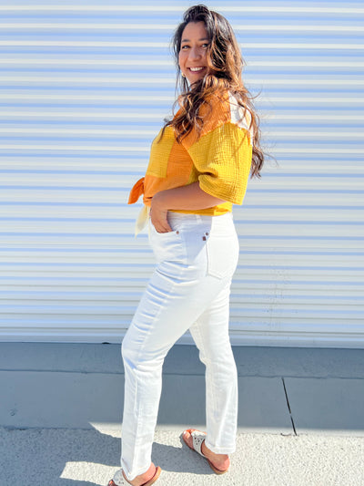 White Out Boyfriend Jeans by Judy Blue