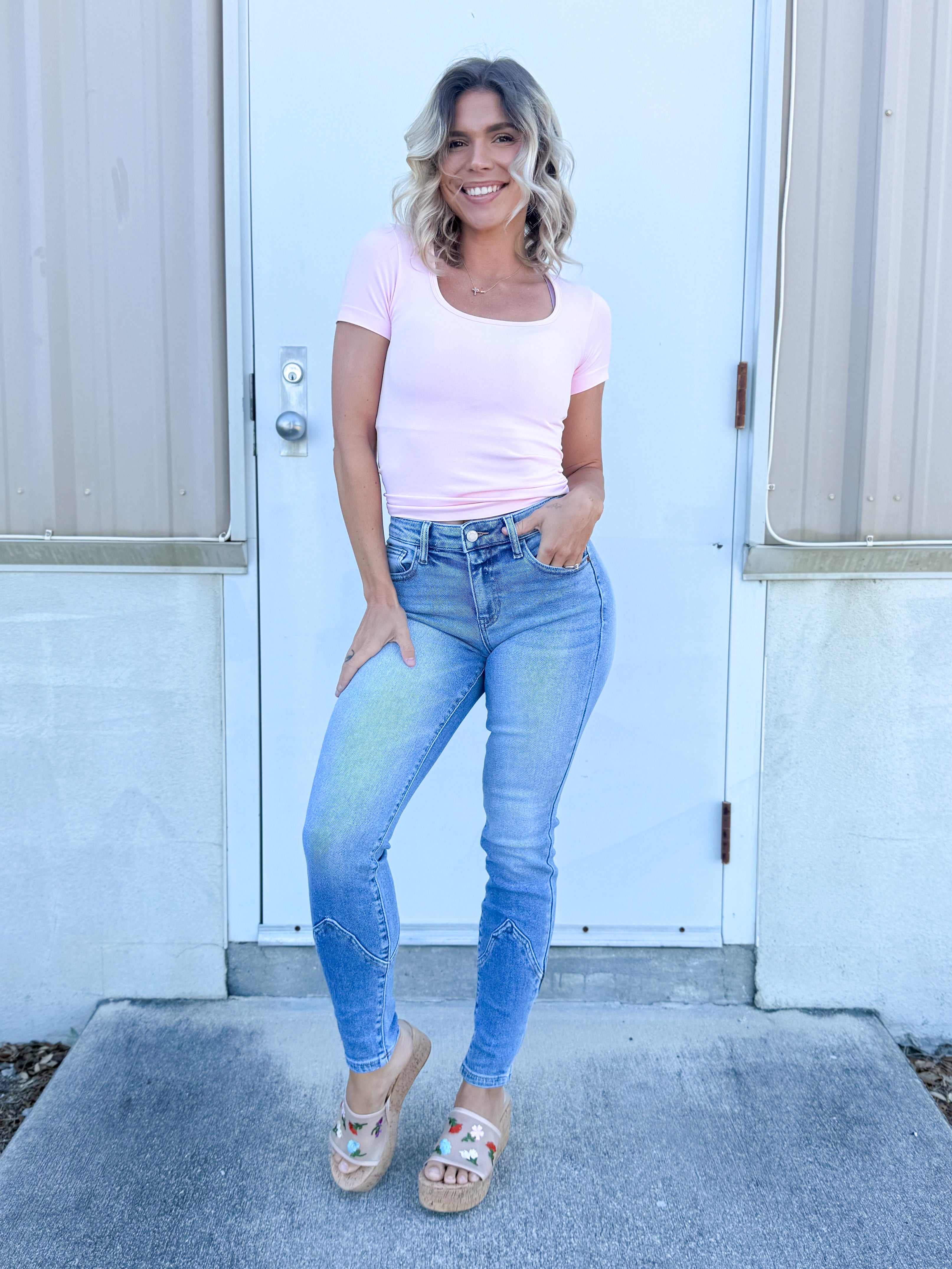 Dusty Trail Skinny Jeans By Cello-190 JEANS-CELLO-Heathered Boho Boutique, Women's Fashion and Accessories in Palmetto, FL