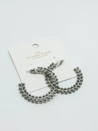 Shelly Hoop-310 Jewelry-Treasure Jewels-Heathered Boho Boutique, Women's Fashion and Accessories in Palmetto, FL