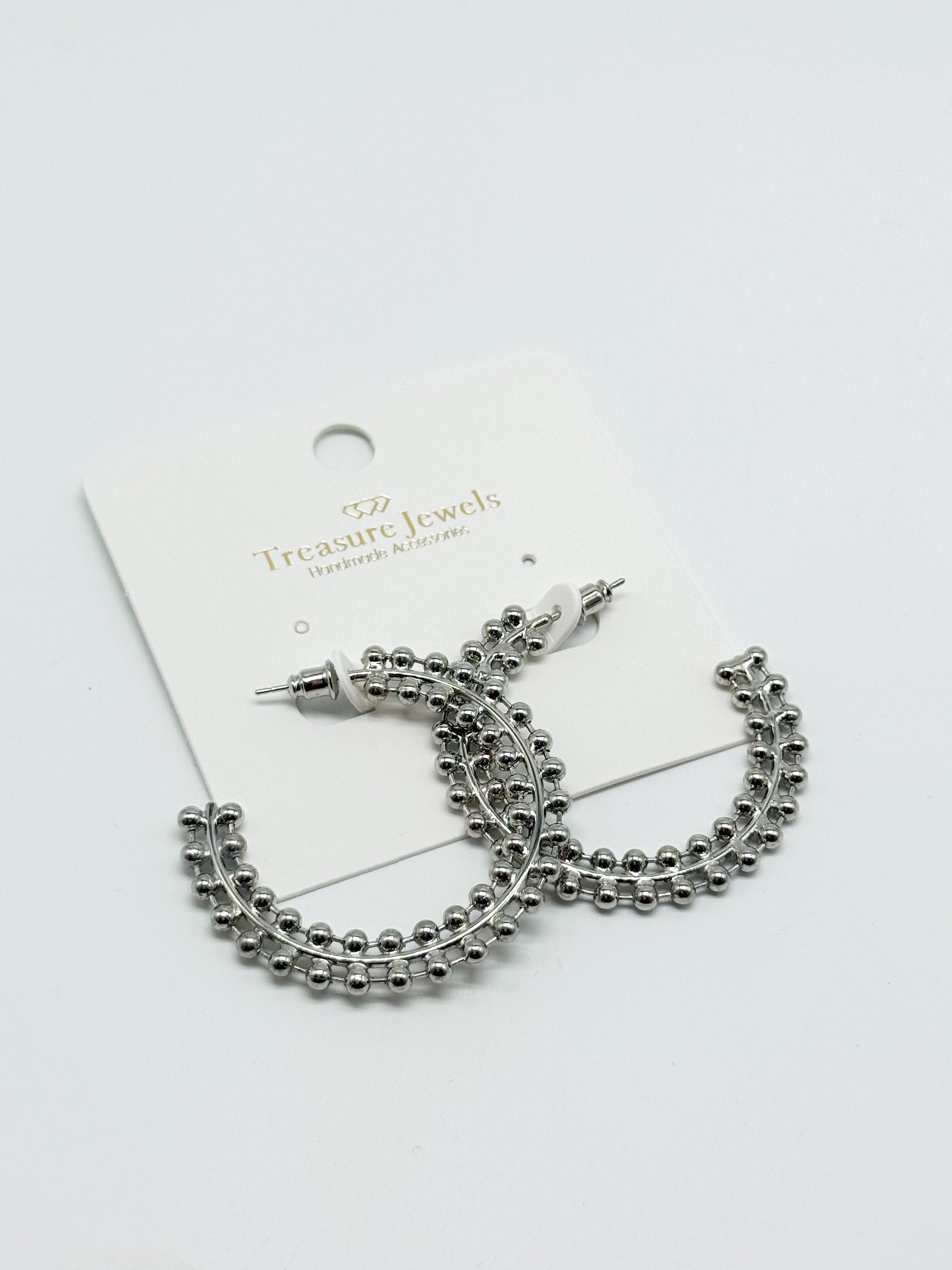 Shelly Hoop-310 Jewelry-Treasure Jewels-Heathered Boho Boutique, Women's Fashion and Accessories in Palmetto, FL