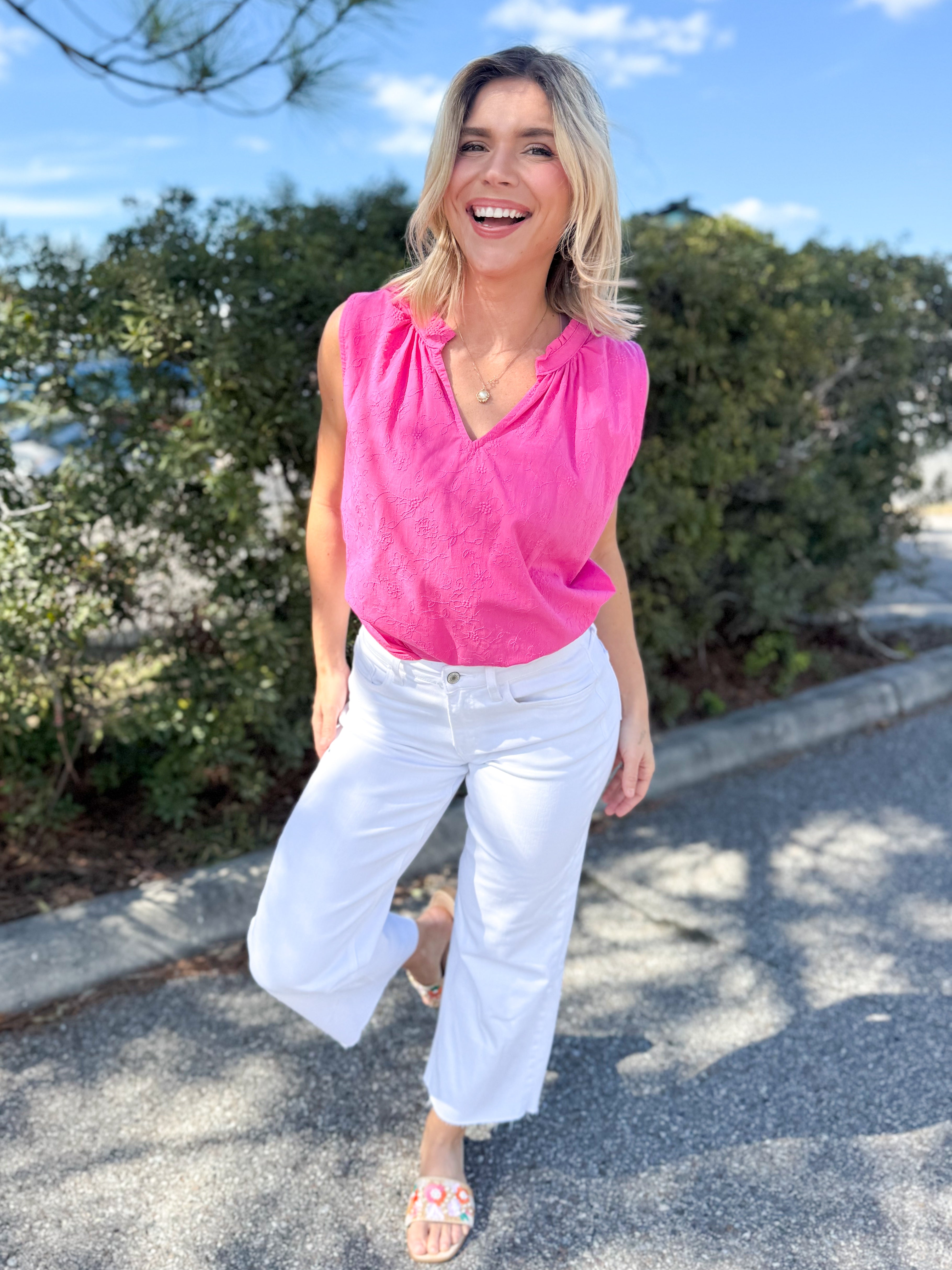 Look So Lovely Top-100 Tank/Crop Tops-DEAR SCARLETT-Heathered Boho Boutique, Women's Fashion and Accessories in Palmetto, FL