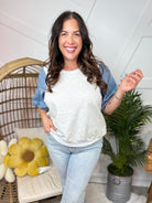 Remix Top-110 SHORT SLEEVE TOP-SEW IN LOVE-Heathered Boho Boutique, Women's Fashion and Accessories in Palmetto, FL