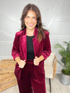 Sinatra Blazer-200 Jackets/Shackets-Oddi-Heathered Boho Boutique, Women's Fashion and Accessories in Palmetto, FL