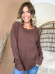 Restock: Live In It Long Sleeve Top-120 LONG SLEEVE TOPS-ZENANA-Heathered Boho Boutique, Women's Fashion and Accessories in Palmetto, FL
