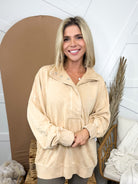 Hail Mary Sweatshirt-120 LONG SLEEVE TOPS-Rae Mode-Heathered Boho Boutique, Women's Fashion and Accessories in Palmetto, FL