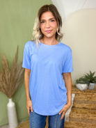 Restock: Better Than Your Boyfriend's Tee-110 SHORT SLEEVE TOP-ZENANA-Heathered Boho Boutique, Women's Fashion and Accessories in Palmetto, FL