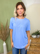 Restock: Better Than Your Boyfriend's Tee-110 SHORT SLEEVE TOP-ZENANA-Heathered Boho Boutique, Women's Fashion and Accessories in Palmetto, FL