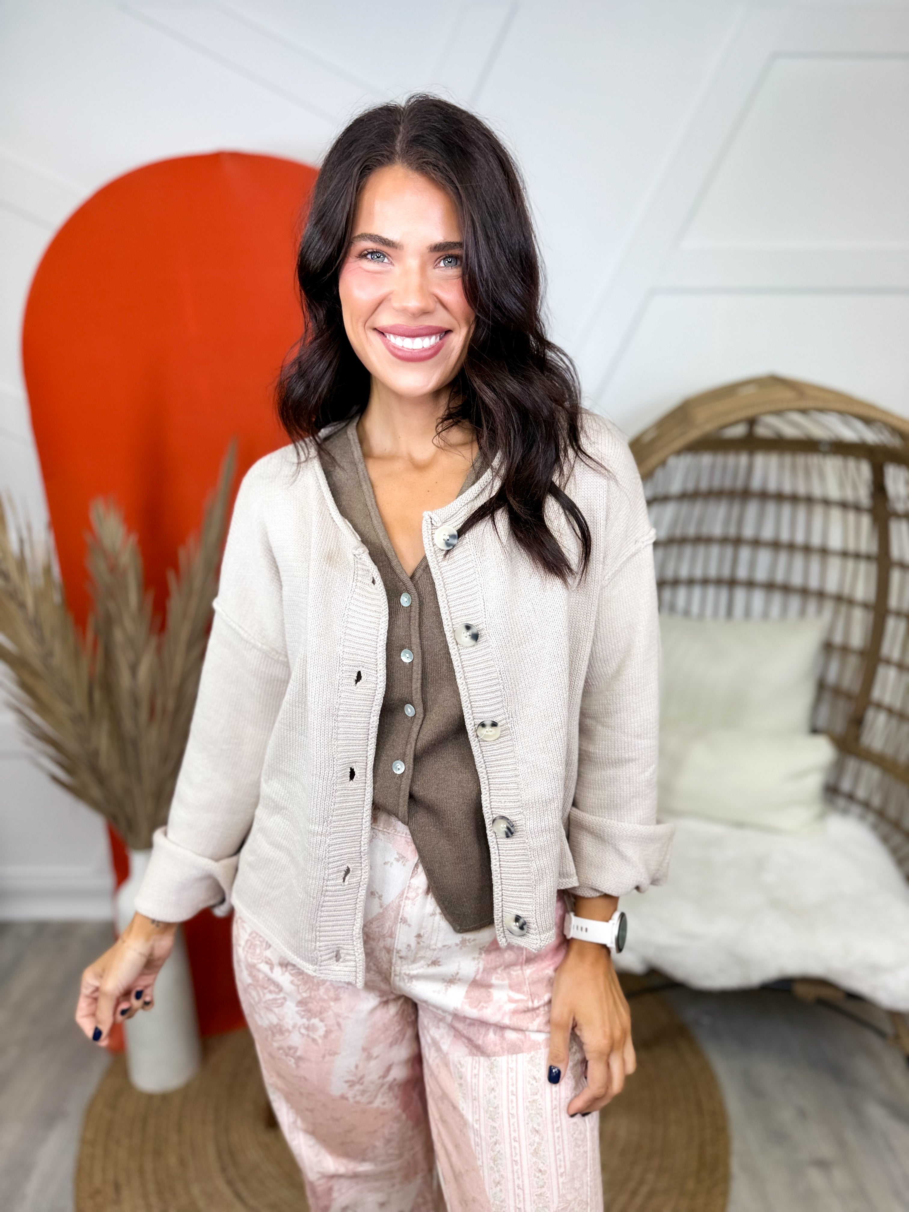 Crafted Comfort Cardigan-220 Cardigans/ Kimonos-SEW IN LOVE-Heathered Boho Boutique, Women's Fashion and Accessories in Palmetto, FL