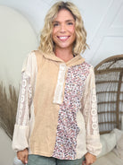 Privileges Hoodie Top-210 HOODIES-BIBI-Heathered Boho Boutique, Women's Fashion and Accessories in Palmetto, FL