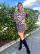 Wild About You Leopard Mesh Top