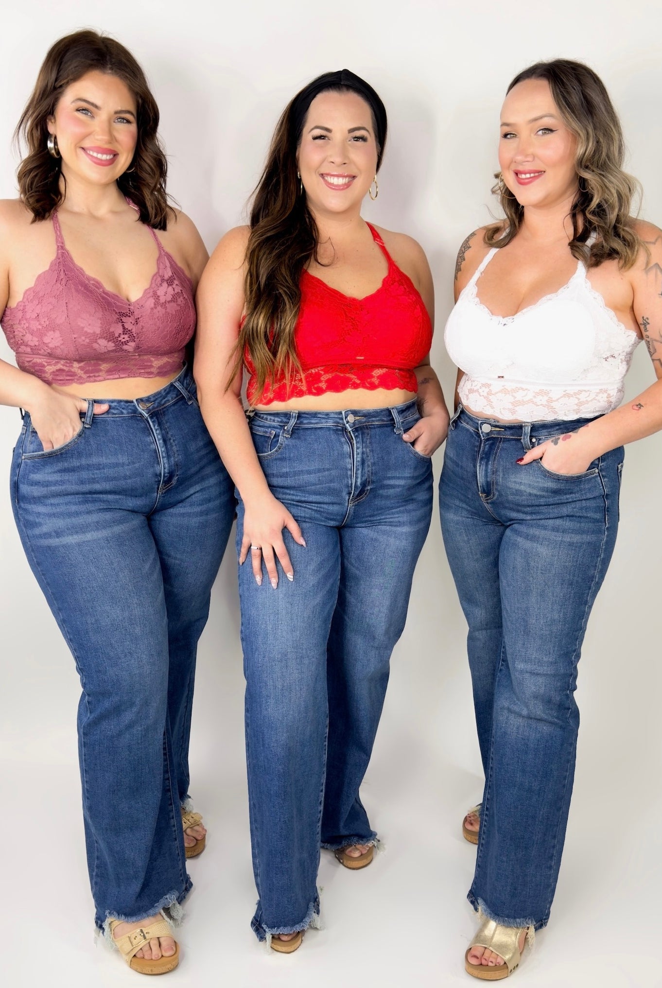All the Rage Wide Leg Denim by Risen Jeans-190 Jeans-Risen Jeans-Heathered Boho Boutique, Women's Fashion and Accessories in Palmetto, FL