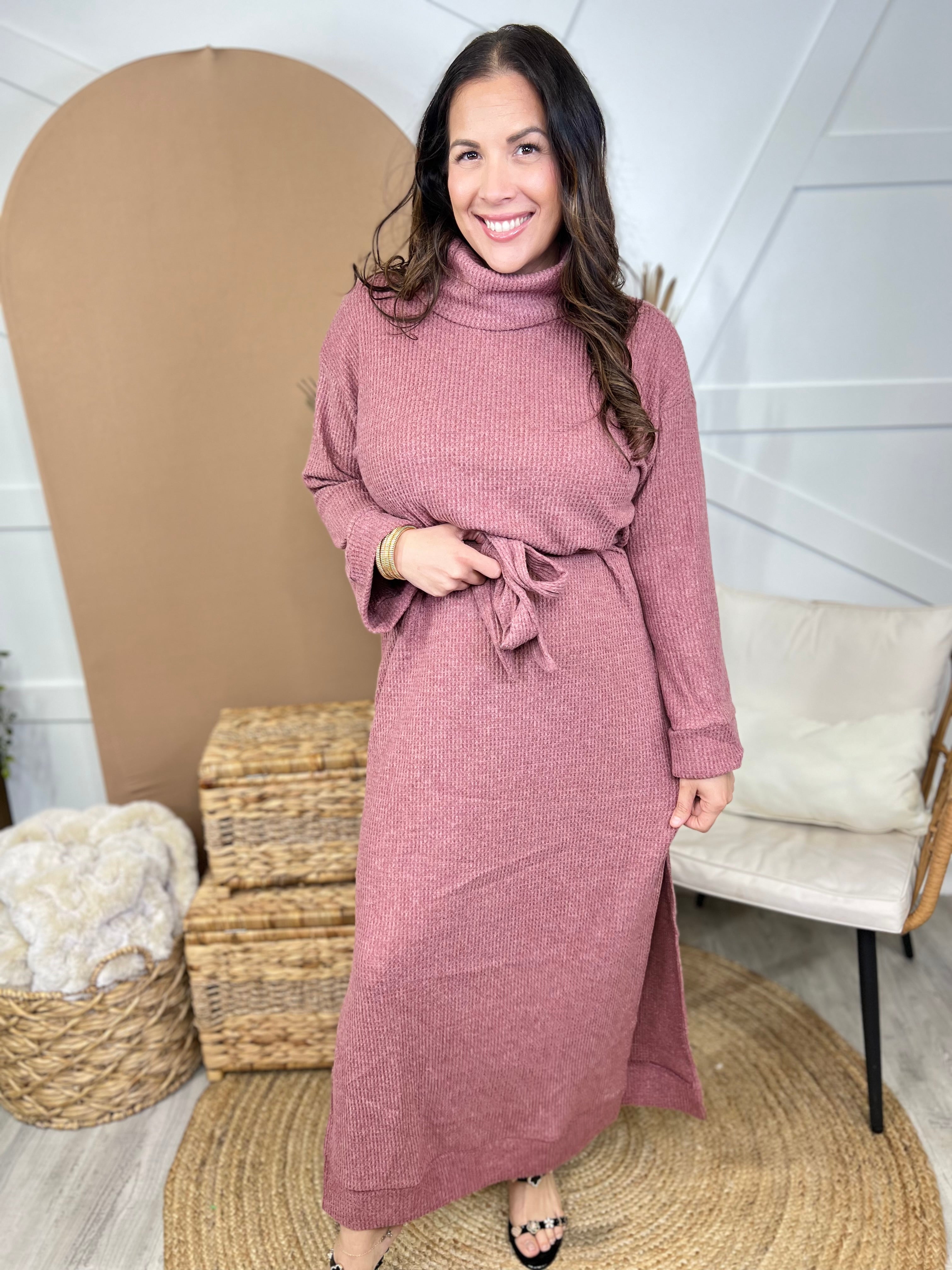 Plush Dress-230 DRESSES/JUMPSUITS/ROMPERS-DEAR SCARLETT-Heathered Boho Boutique, Women's Fashion and Accessories in Palmetto, FL