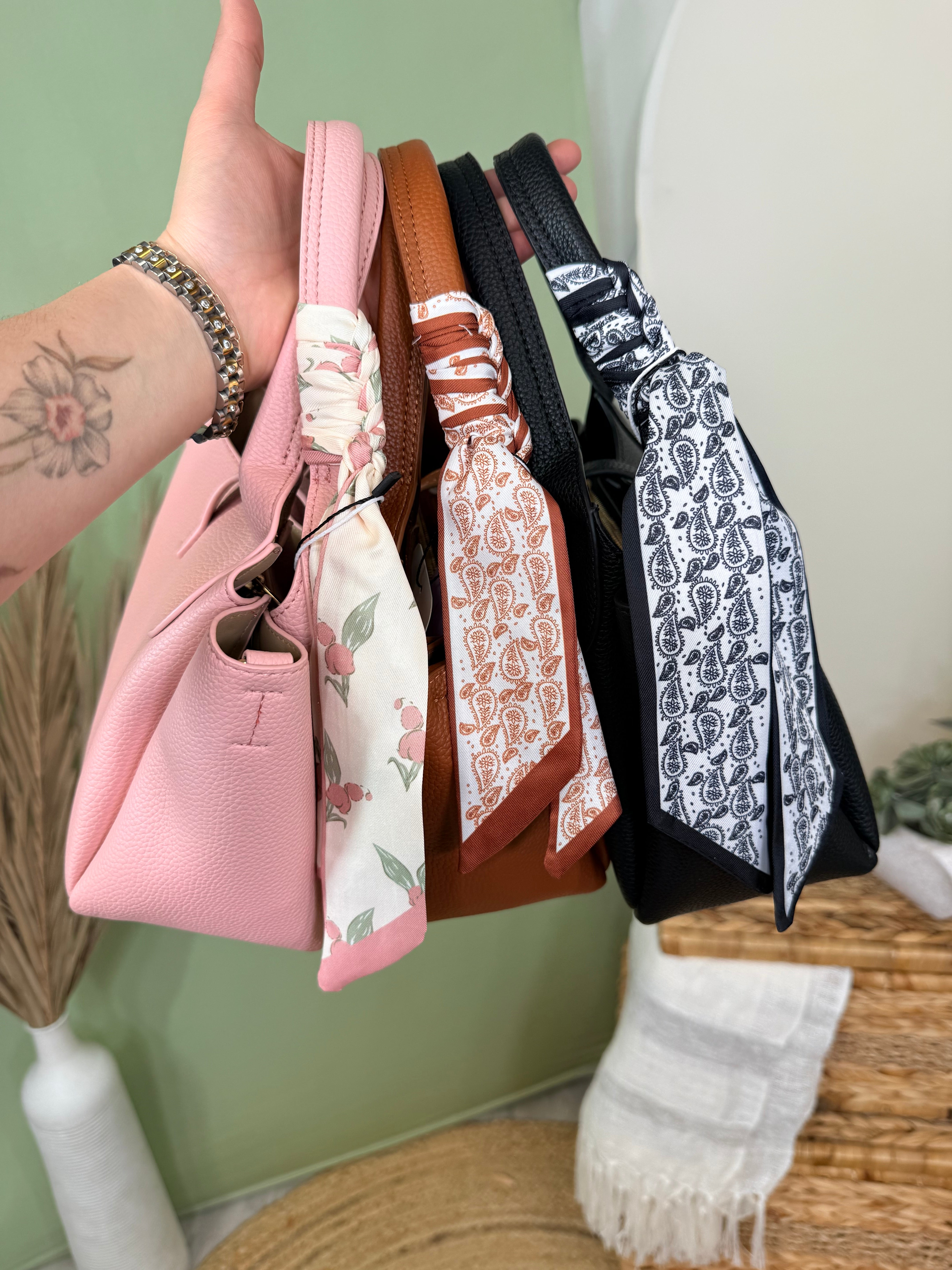 The Southern Charm Satchel-320 BAGS-TOPS HANDBAGS-Heathered Boho Boutique, Women's Fashion and Accessories in Palmetto, FL