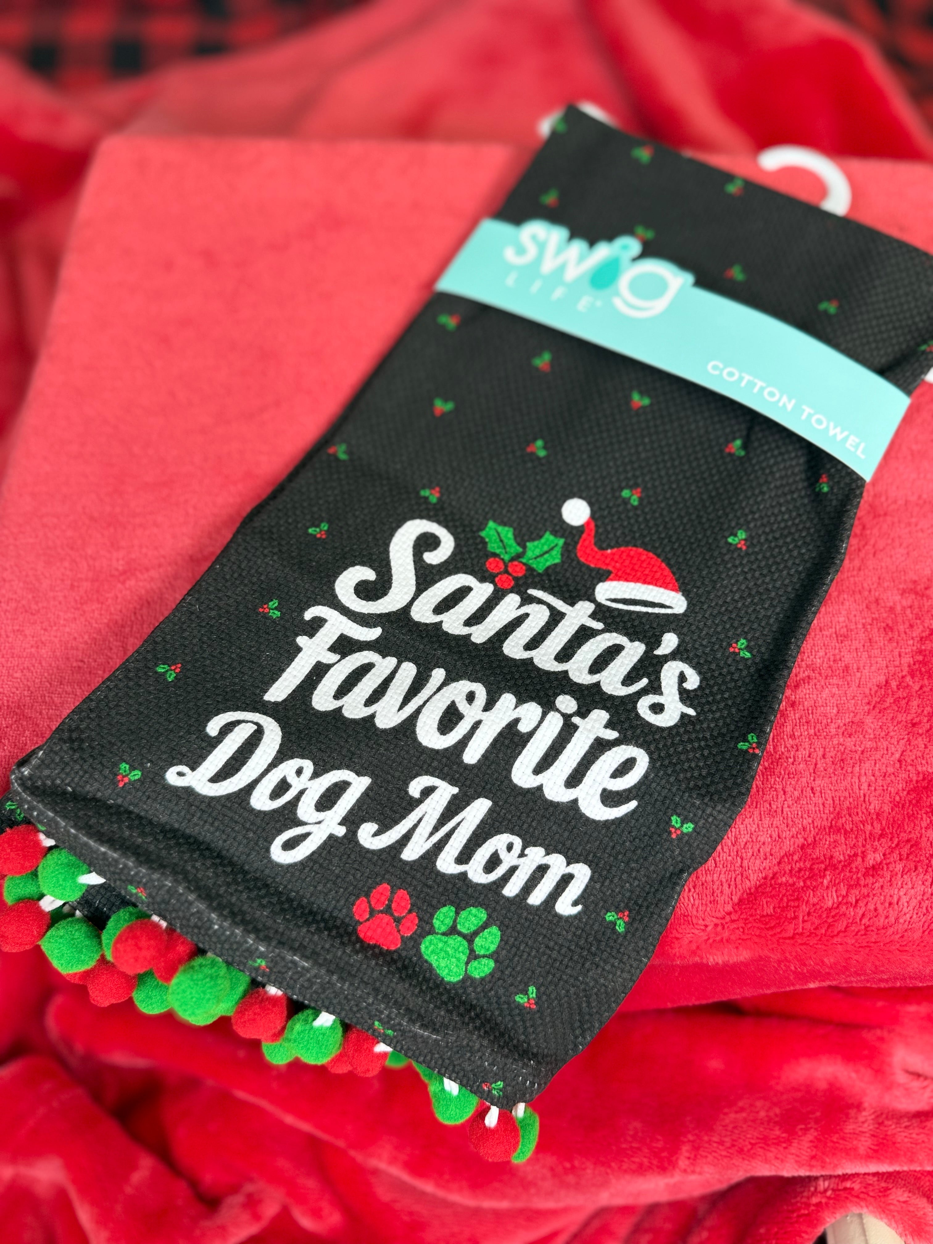 Santa's Favorite... Tea Towel by Swig-340 Other Accessories-Swig-Heathered Boho Boutique, Women's Fashion and Accessories in Palmetto, FL